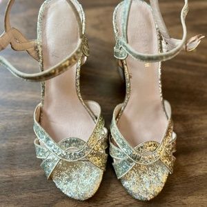 Chelsea Crew Gold Heels